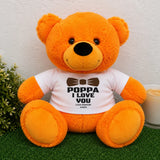 Orange Bear 40cm Pop Message Shirt
