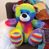 40cm Rainbow Bear Graduation Gift with Message on Feet