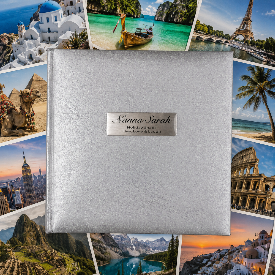 Silver Glamour Album 200 Photos 30x25cm for Nanna