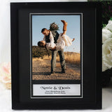 Wedding Photo Frame – Personalised Black 6x8 inch