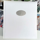 White Memorial Glamour Album 500 Photos with Inscription Plaque