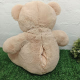 40cm Wedding Photo Zipper Bear with Recordable Heart