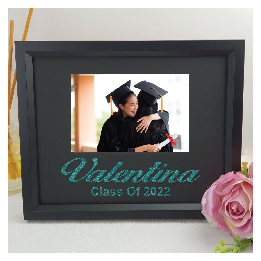Personalised Black Graduation Photo Frame