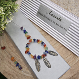 Personalised Chakra Gemstone Suncatcher – Sister