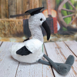 Ibis (Bin Chicken)Graduation Plush Toy with Message on Badge