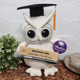 Signature Owl with Graduation Hat and Badge – Graduation
