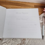 Personalised Guest Book Butterflys 22x19.5cm 18th Birthday