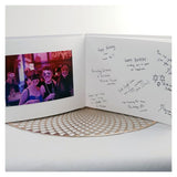 Personalised Guest Book Gold Glitter A5 – 40th Birthday