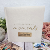 A Collection Of Moments Birthday Album Personalised Plaque