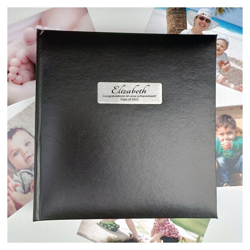 Graduation Black Glamour Album 200 Photos Personalised