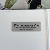 Personalised Plaque Birthday Brag Book White 5x7