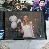 Silver Brag Book 5x7 Baptism with Personalised Plaque