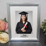 Personalised Silver Graduation Photo Frame