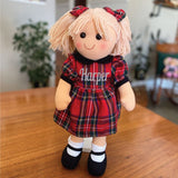 Personalised Rag Doll Ruby 35cm