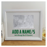 Personalised White Graduation Photo Frame