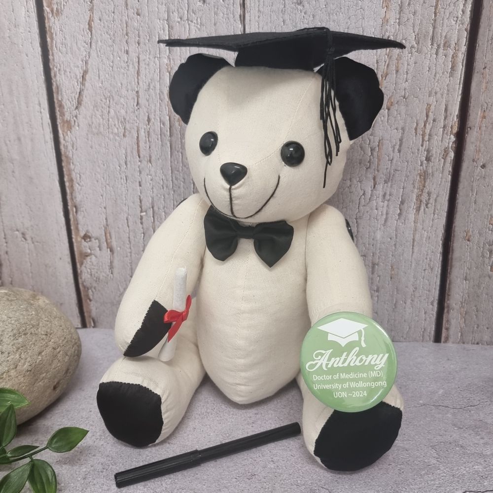 Graduation Signature Bears