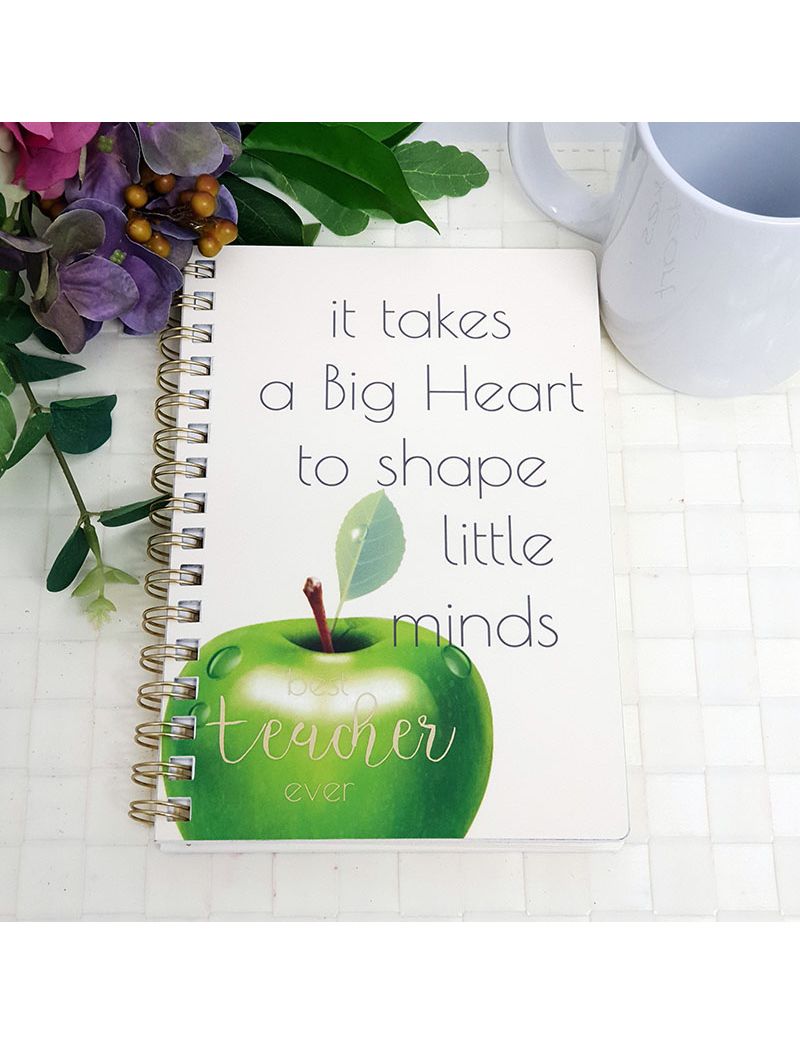Best Teacher Ever Journal & Pen - Big Heart