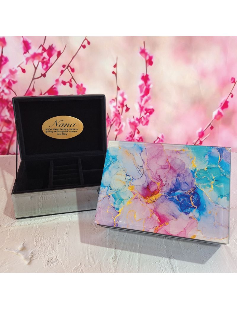 Nana Personalised Jewellery Box Paradise Bliss