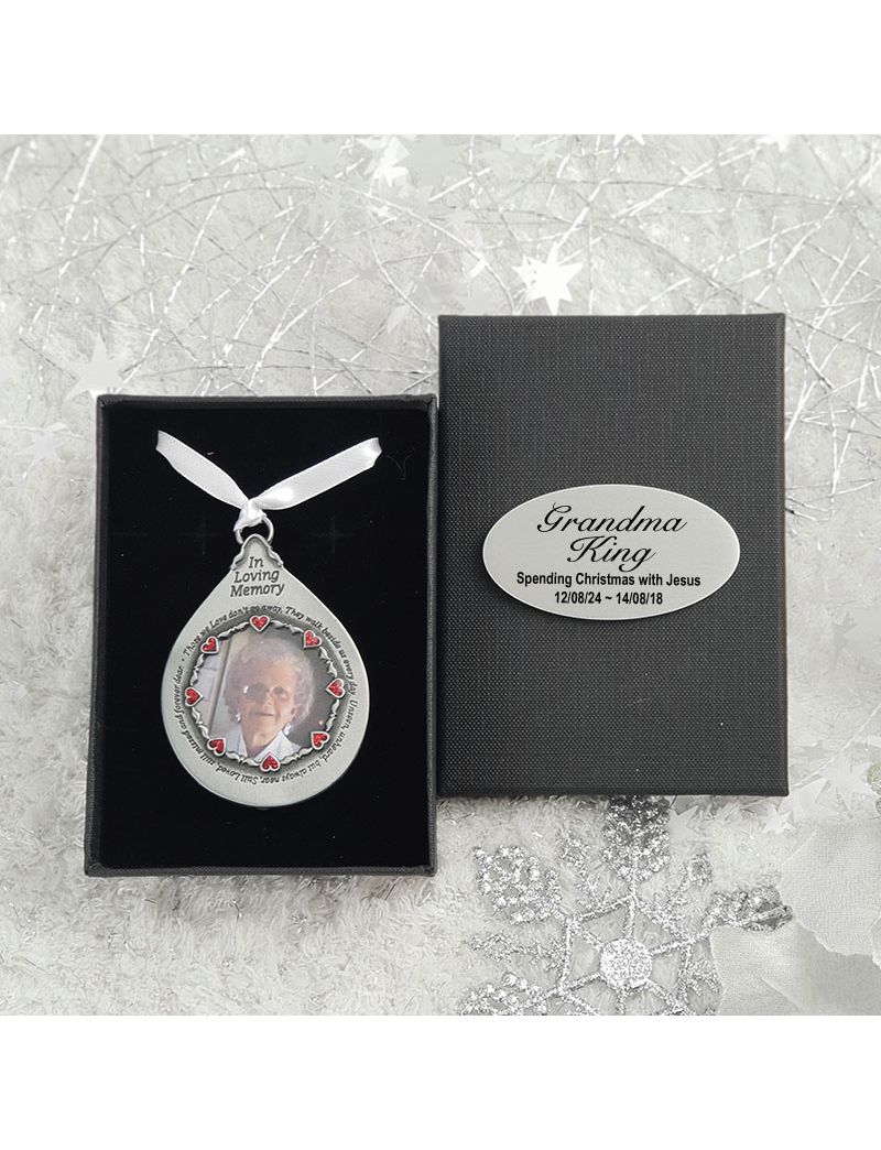 In Loving Memory Pewter Christmas Ornament
