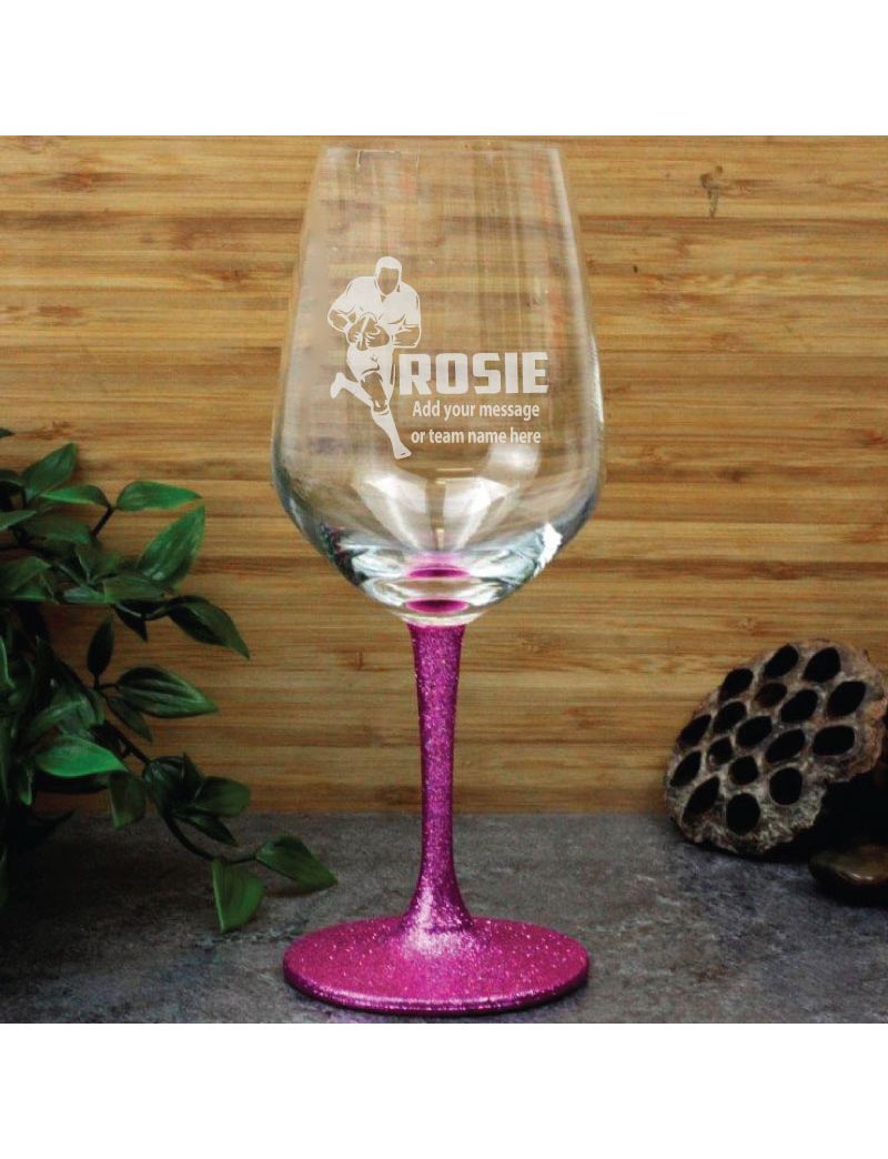 Football Coach  Engraved Personalised Wine Glass
