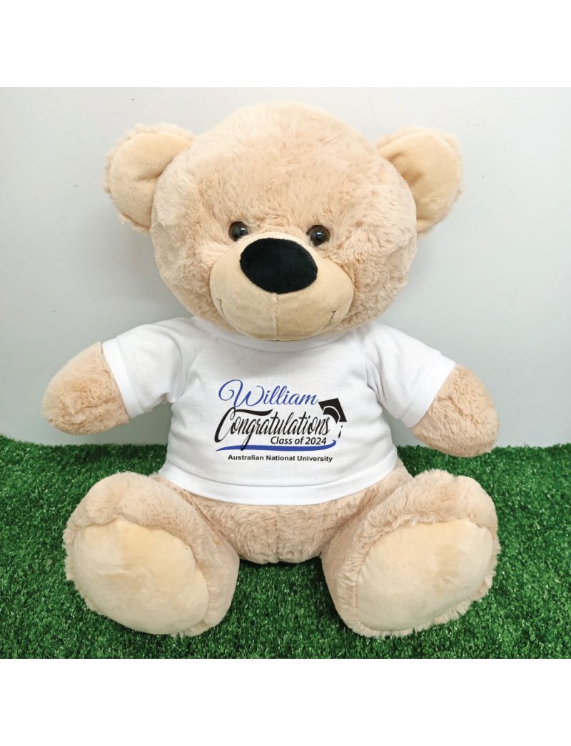 Congratulations Graduation Bear Cream 40cm