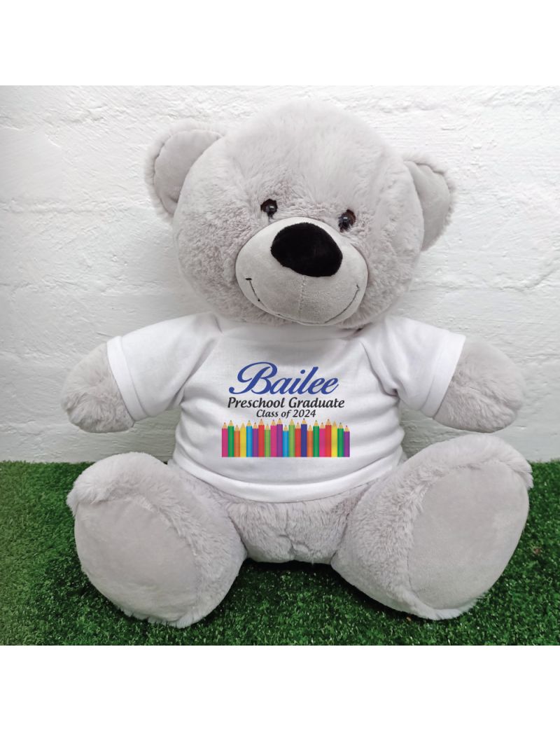PreSchool Graduation Grey Bear 40cm