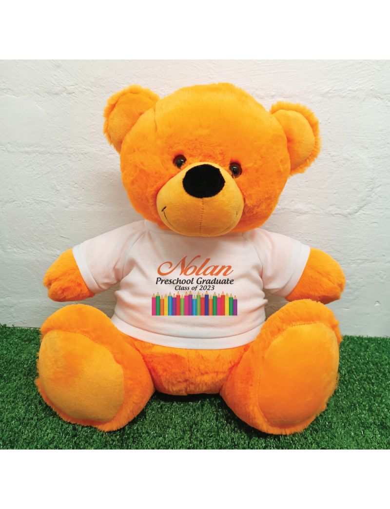 PreSchool Graduation Orange Bear 40cm