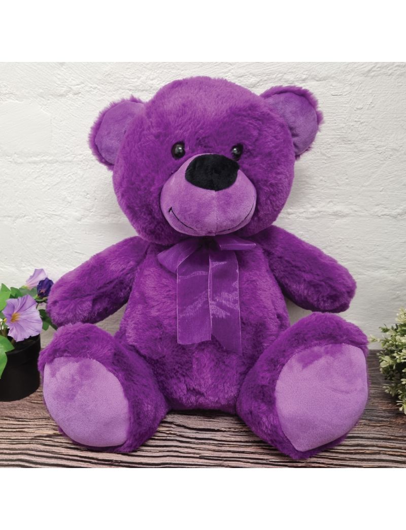 Teddy Bear 40cm Hot Purple