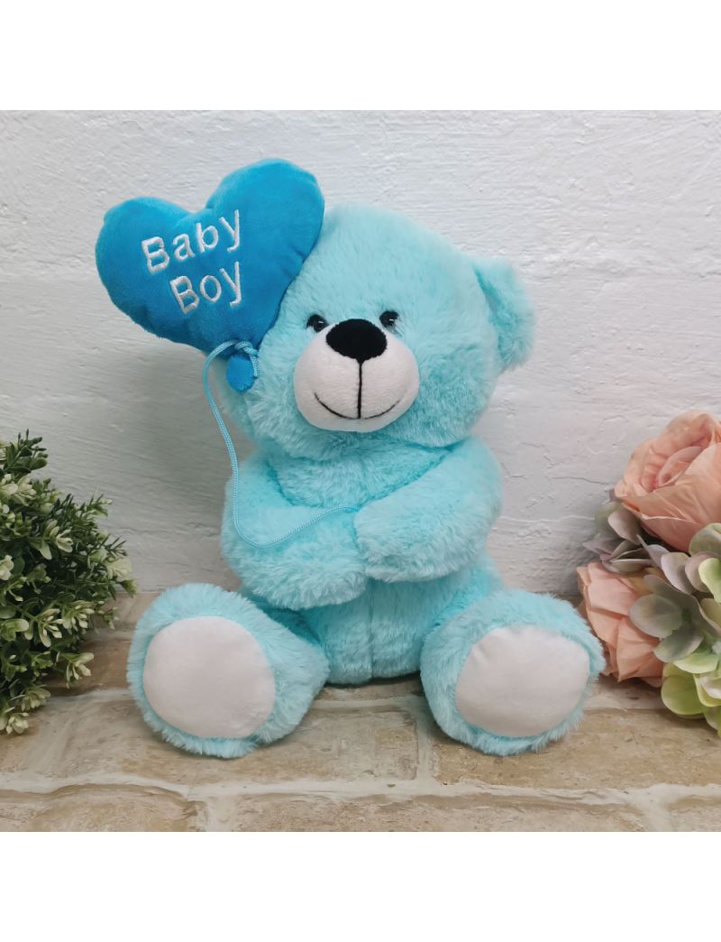 Baby Boy Bear With Balloon
