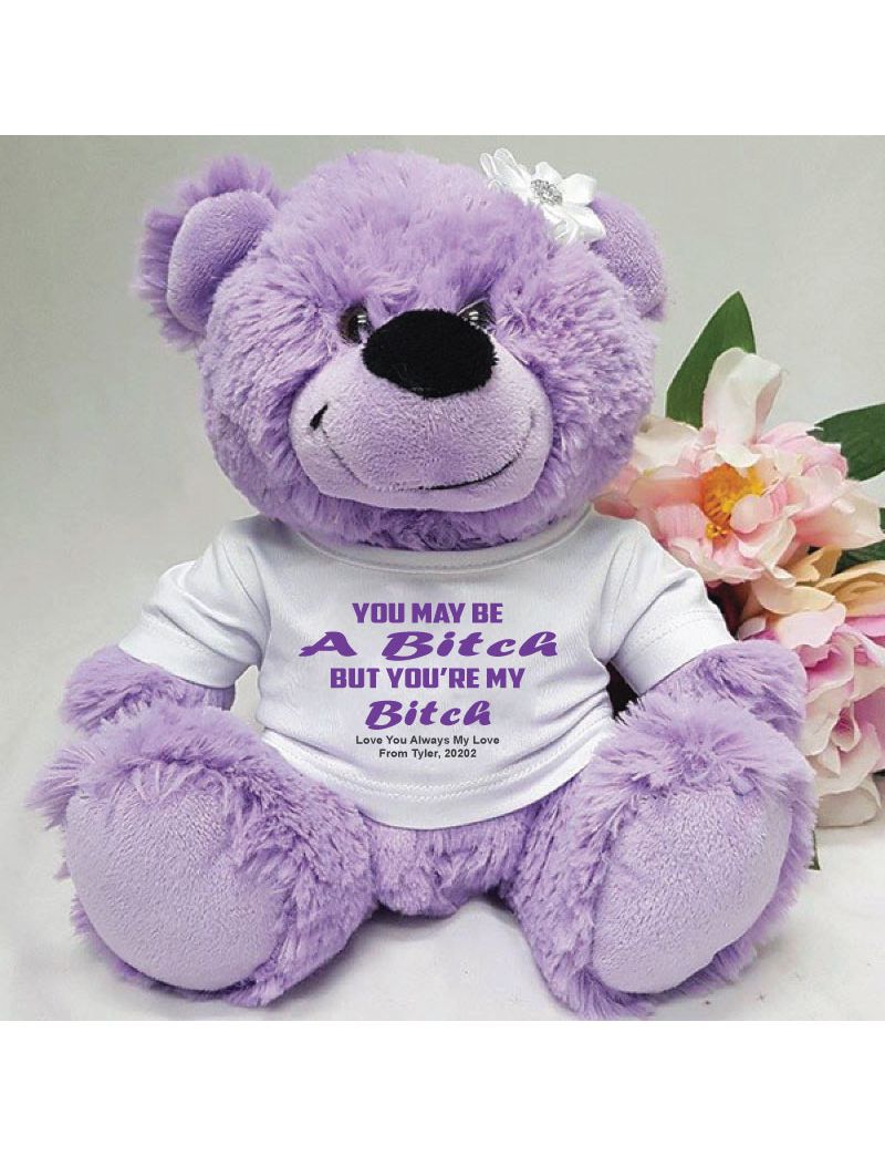 You're A .... Valentines Day Bear - Lavender