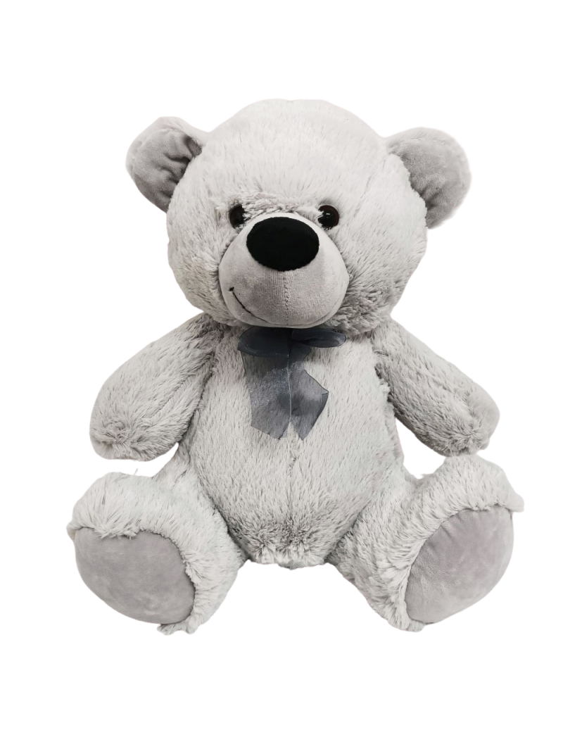 Grey Teddy Bear 40cm Plush