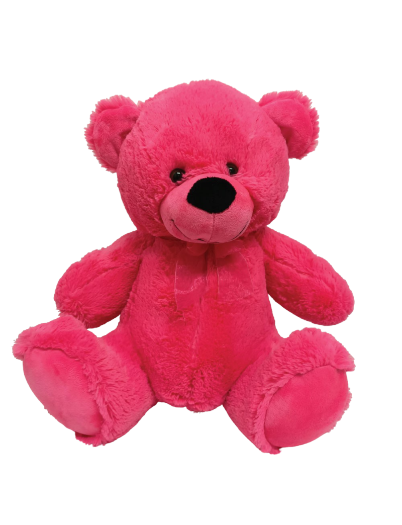 Teddy Bear 40cm Hot Pink Plush