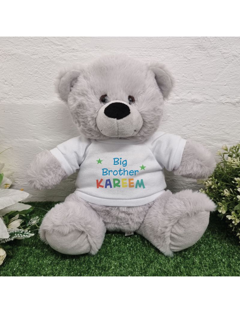 Big Brother Teddy Bear Grey30cm