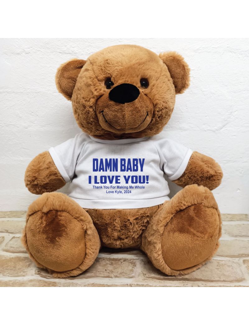 Naughty Love You Valentines Day Bear - 40cm Brown
