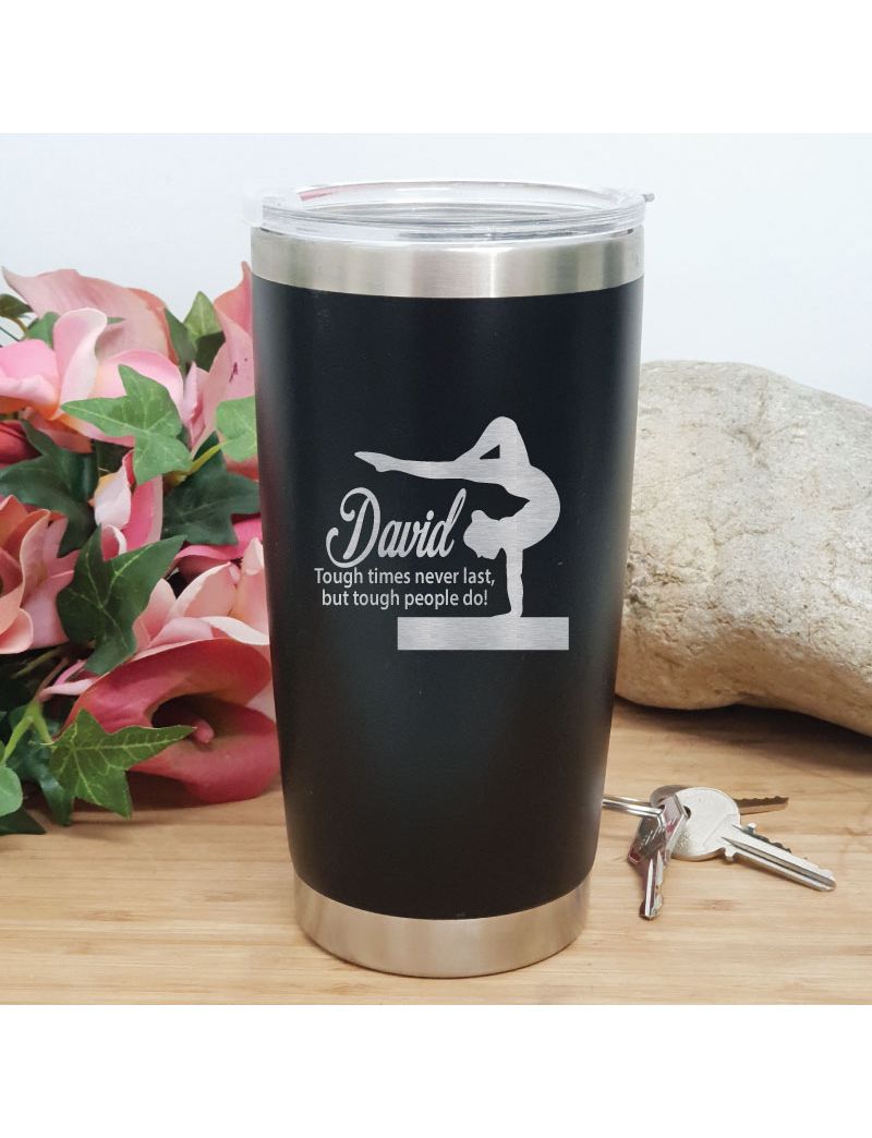 Gymnastic Coach Insulated Travel Mug 600ml Black