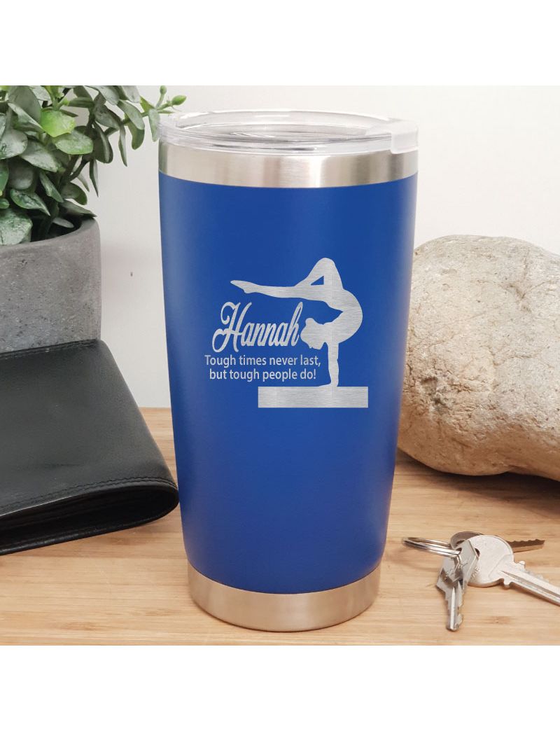 Gymnastic Coach Insulated Travel Mug 600ml Dark Blue