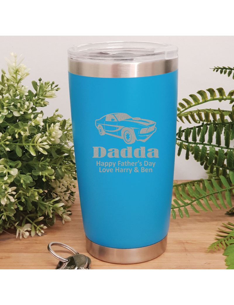 Dad Insulated Travel Mug 600ml Light Blue