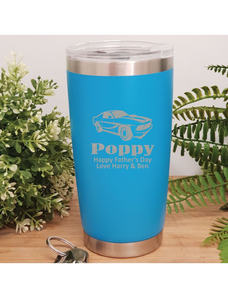 Pop Insulated Travel Mug 600ml Light Blue