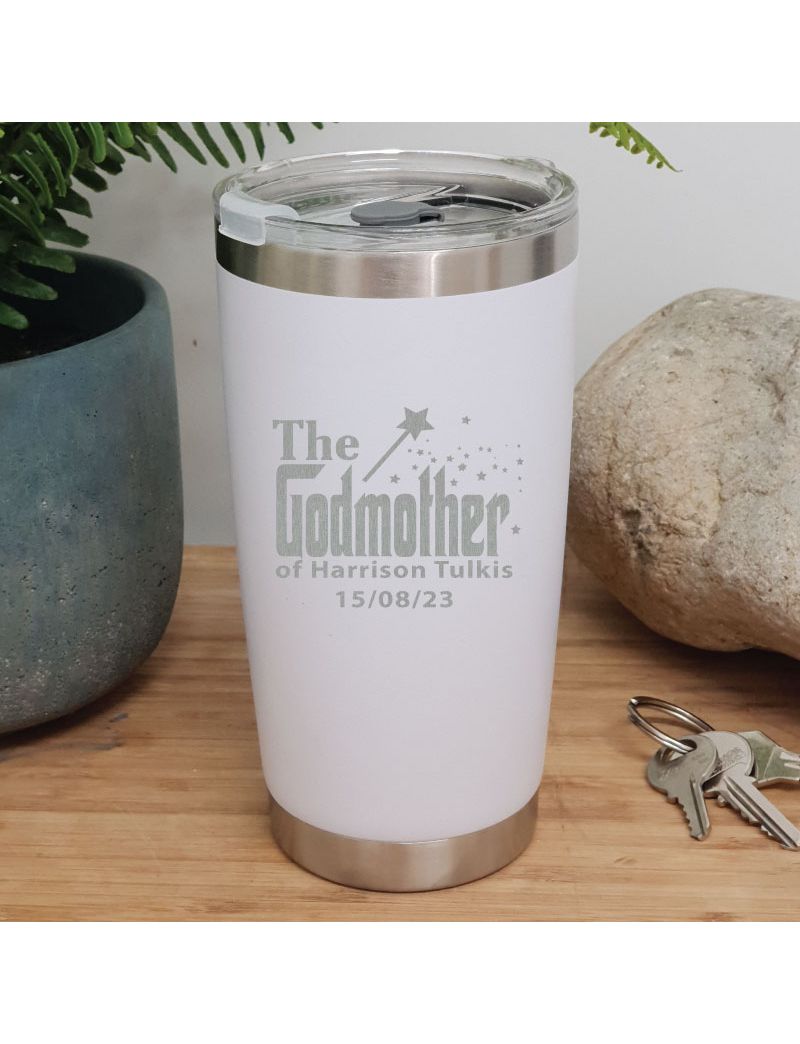 Godmother  Insulated Travel Mug 600ml White