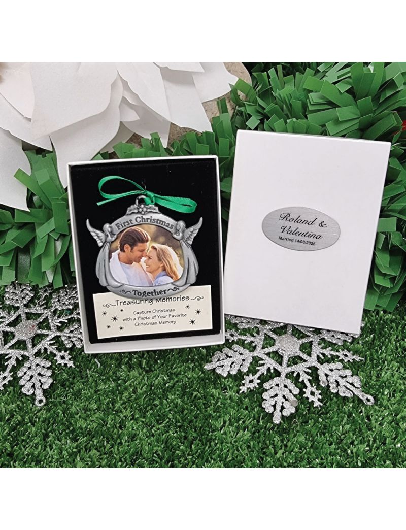 First Christmas Together Photo Christmas Ornament