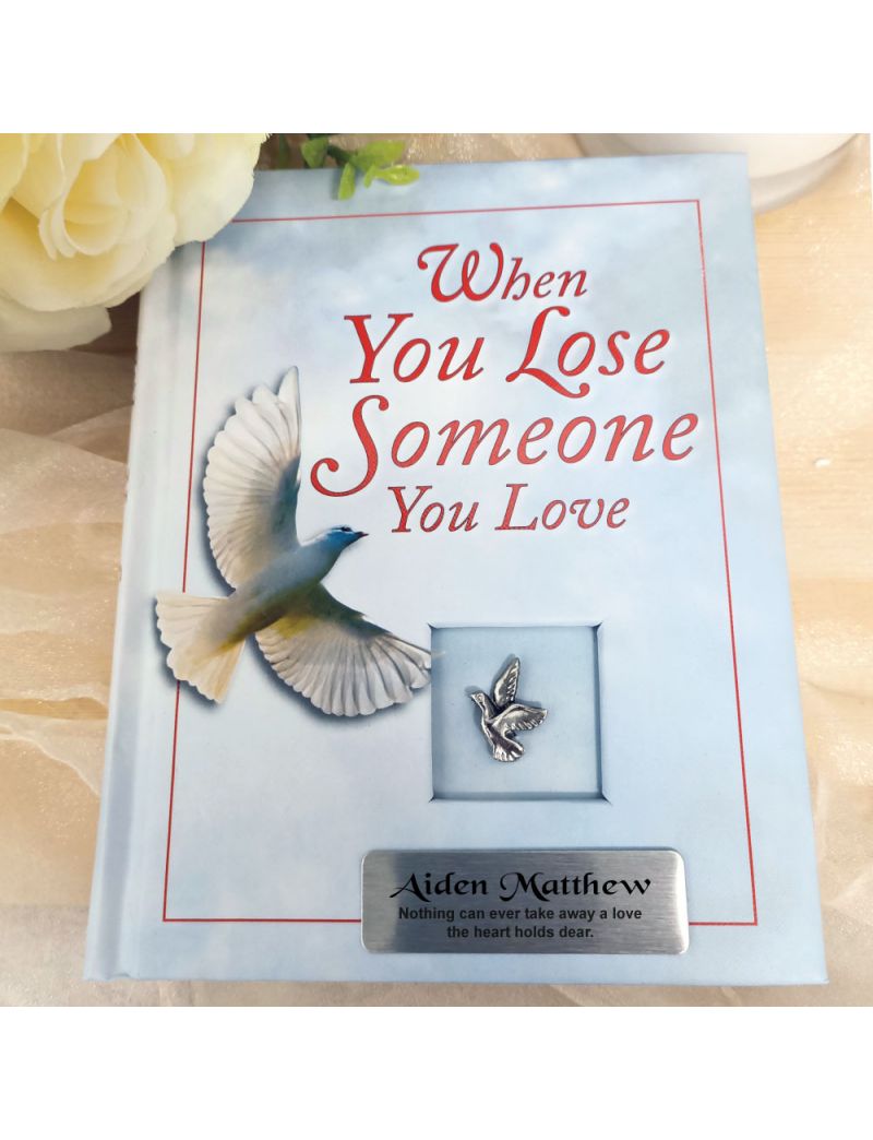 Personalised Memorial Prayer Book When You Lose Someone 