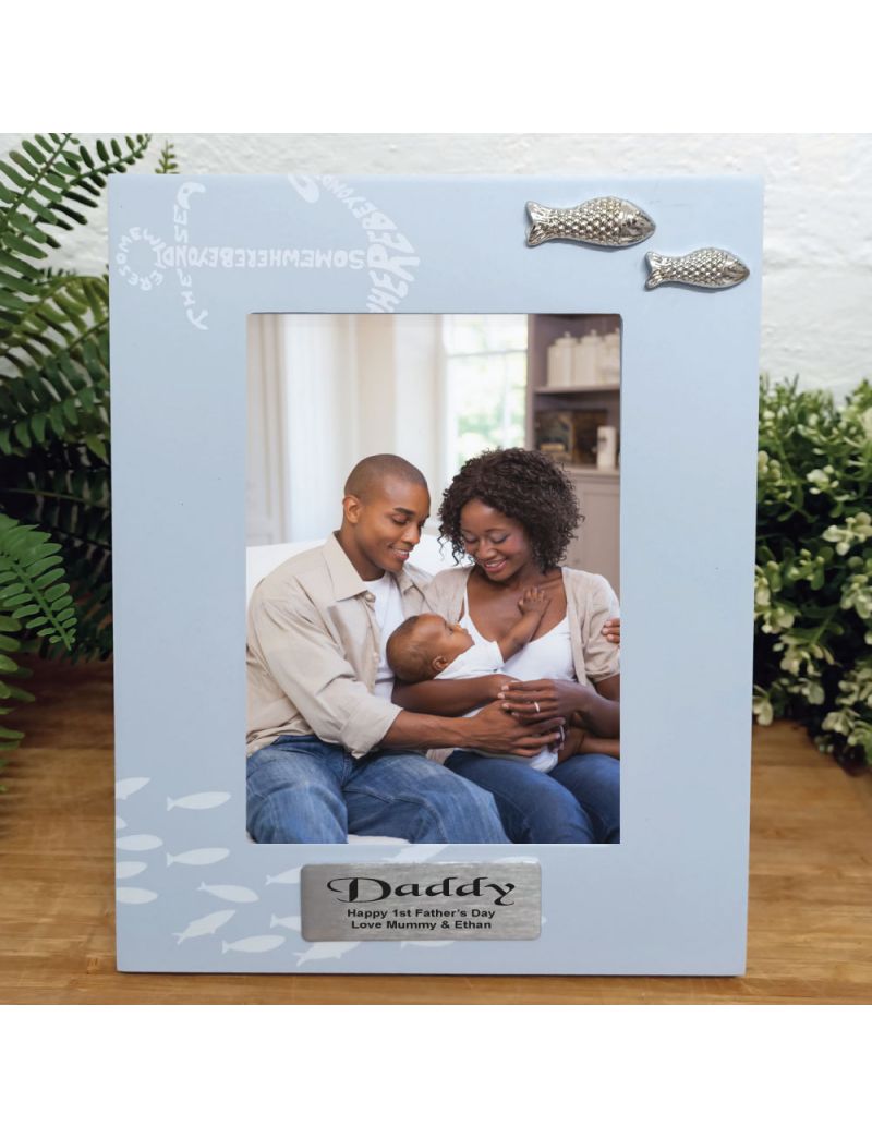 Personalised Dad Fishing Frame 6x4