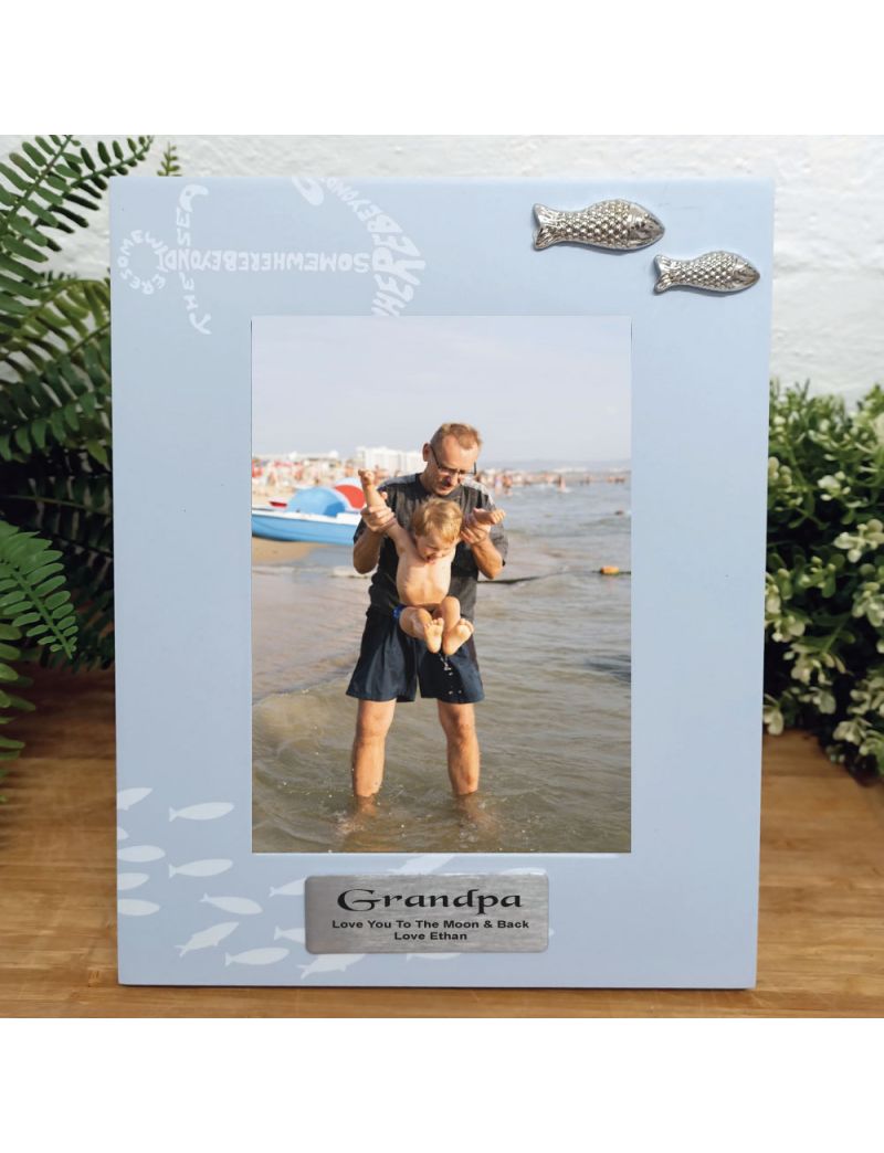 Personalised GrandPa Fishing Frame 6x4