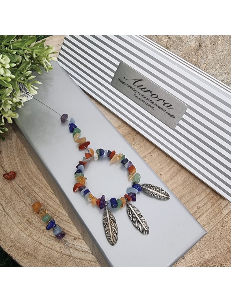 Birthday Chakra Gemstone Suncatcher