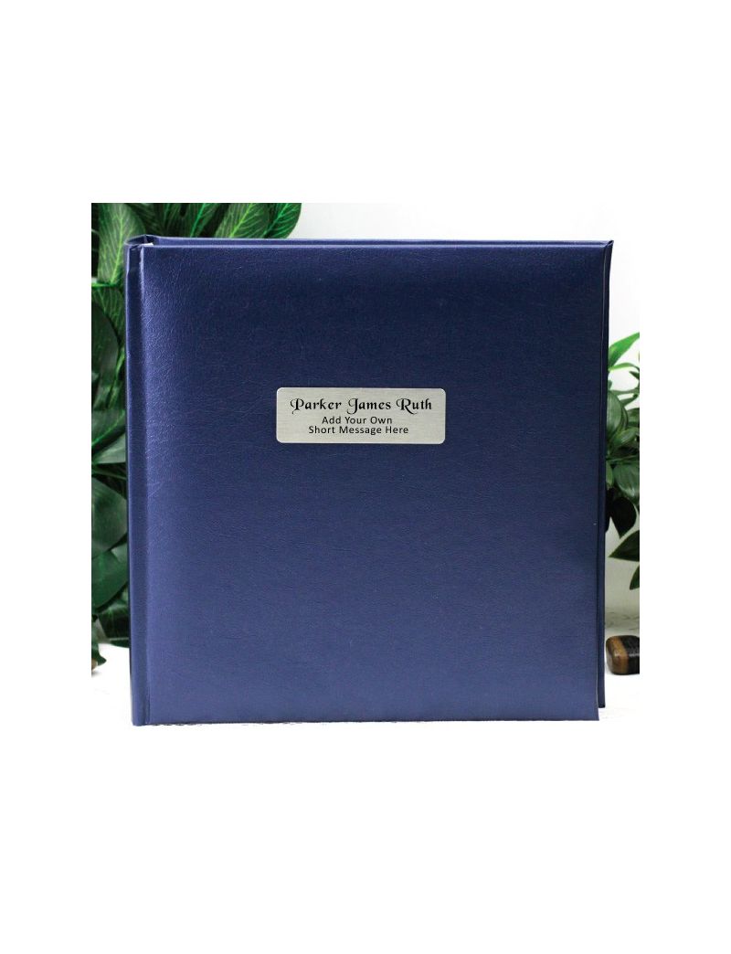 Personalised Blue Photo Album - 200