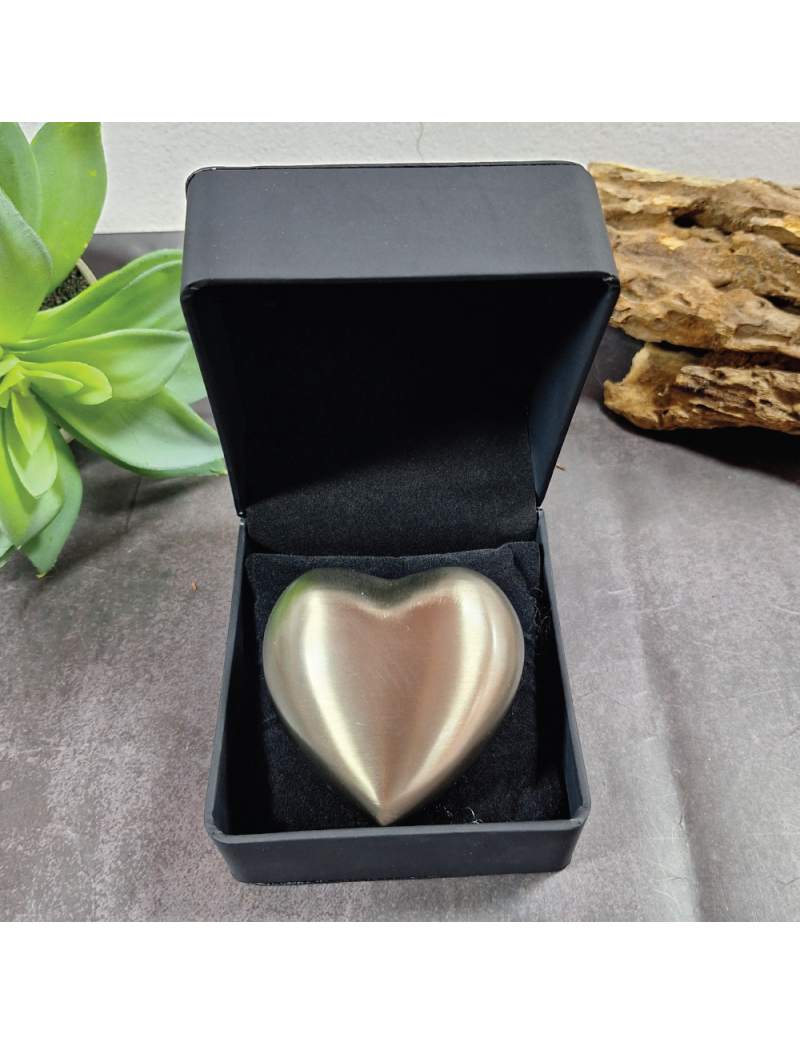 Memorial keepsake Urn For Ashes Pewter Heart