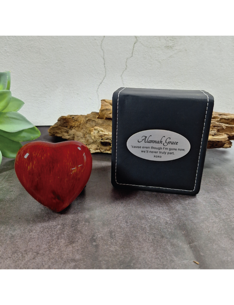 Memorial keepsake Wood Heart Urn For Ashes