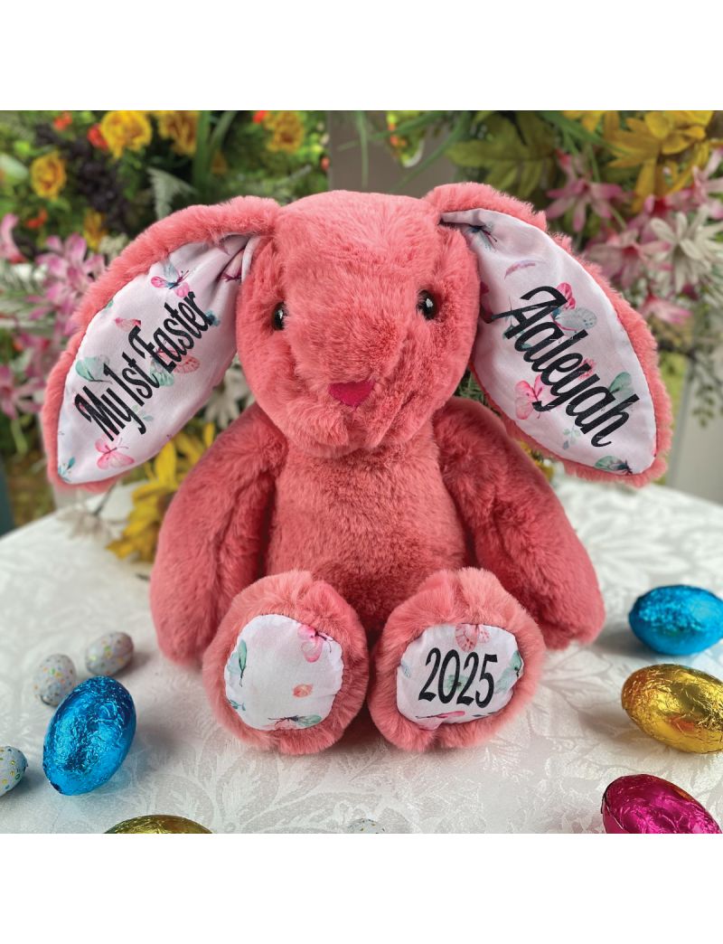 Easter Bunny Rabbit Plush Toy Breeze Pink