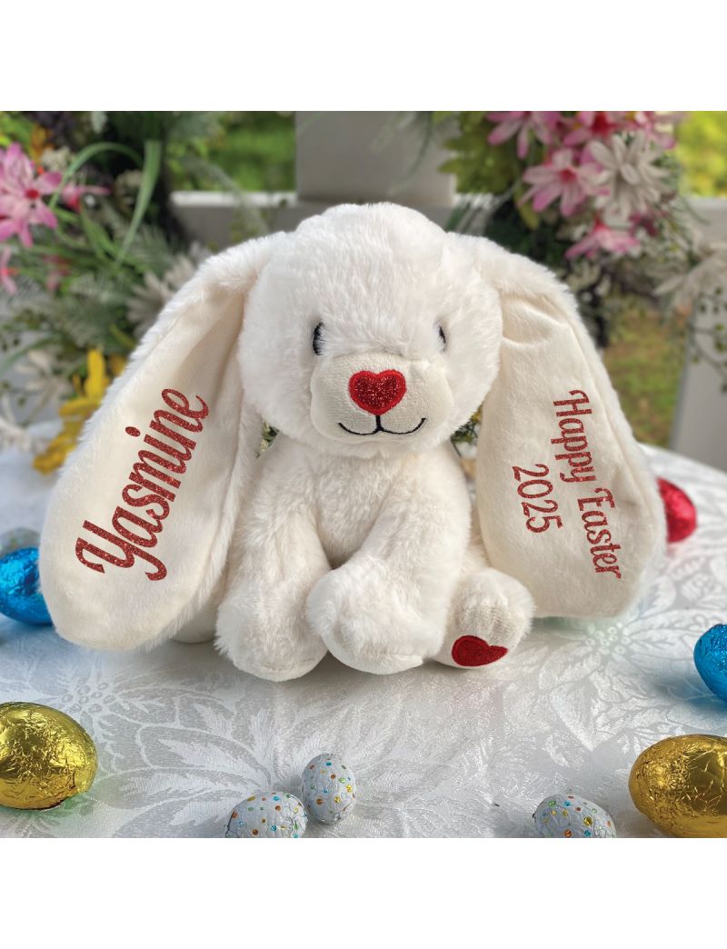 Easter Rabbit Bunny Love Plush 