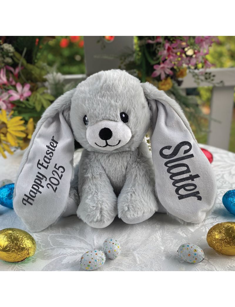Easter Bunny Rabbit Plush Remi Grey